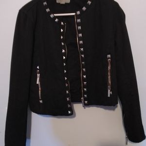 Studded Quilted Jacket